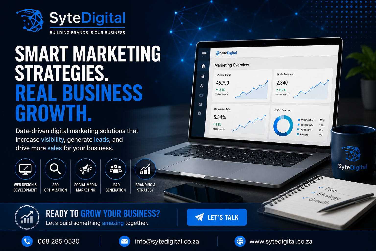 Digital marketing agency helping businesses grow online